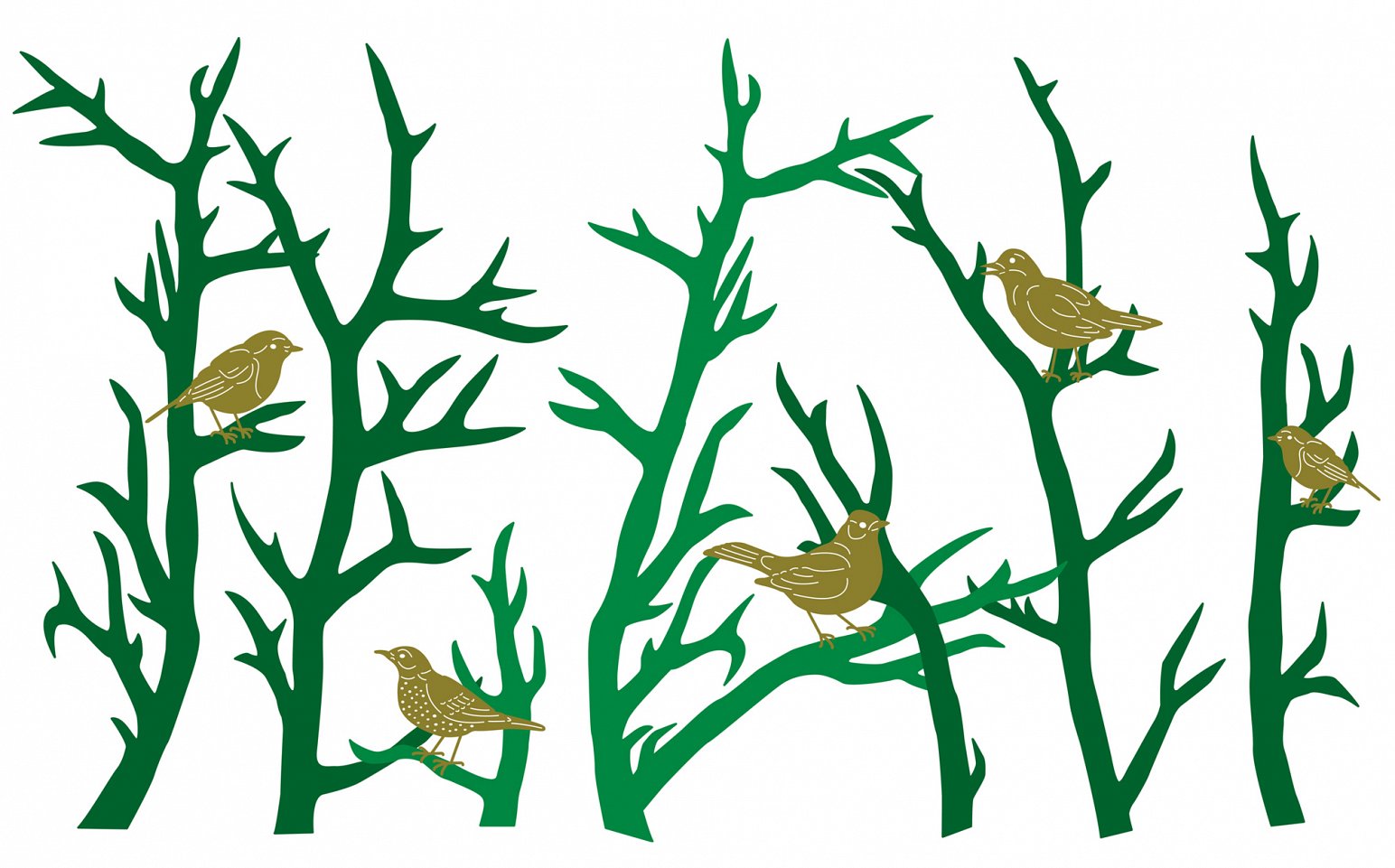 Vinyl decorations Work Ineke Hans Studio