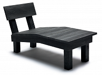 relax chaise lounge black