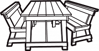 berit set high benches