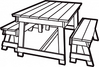 berit set low benches